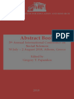 Abstract Book ATINER Greece 2018
