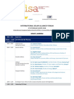 International Solar Alliance Forum at Intersolar Europe 2018