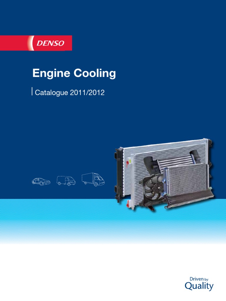 Radiador Denso-DRM01002-parte de refrigeración del motor-Parte Original denso OE 