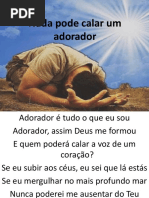 Nada Pode Calar Um Adorador