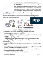 Unit Iv Sheet Metal Processes 9