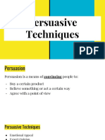 persuasive techniques