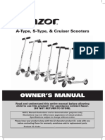 Owner'S Manual: A-Type, S-Type, & Cruiser Scooters