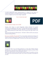 Synthese Des Macarons en Anglais