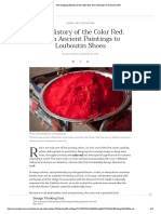 The Intriguing History of The Color Red, From Vermilion To Cadmium Red