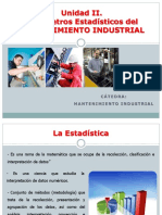 Parámetros Estadísticos del Mantenimiento Industrial