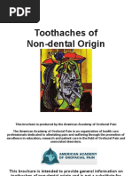 Toothache Brochure 12-11