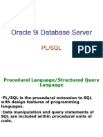 Oracle 9i Database Server: PL/SQL