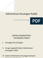 Bahan Kuliah Administrasi Keuangan Publik oleh Prof. Dr. JB Kristiadi 