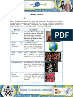 Learning Activity 1 Evidence: Take A Break