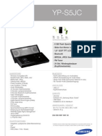 Samsung YP-S5 (Informationen)