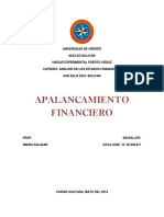 Apalancamiento Financiero ( Analisis de Los Edos. Financ.)