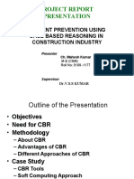 Accident Prevention Using Case Based Reasoning