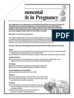 Hazards To Avoid in Pregnancy
