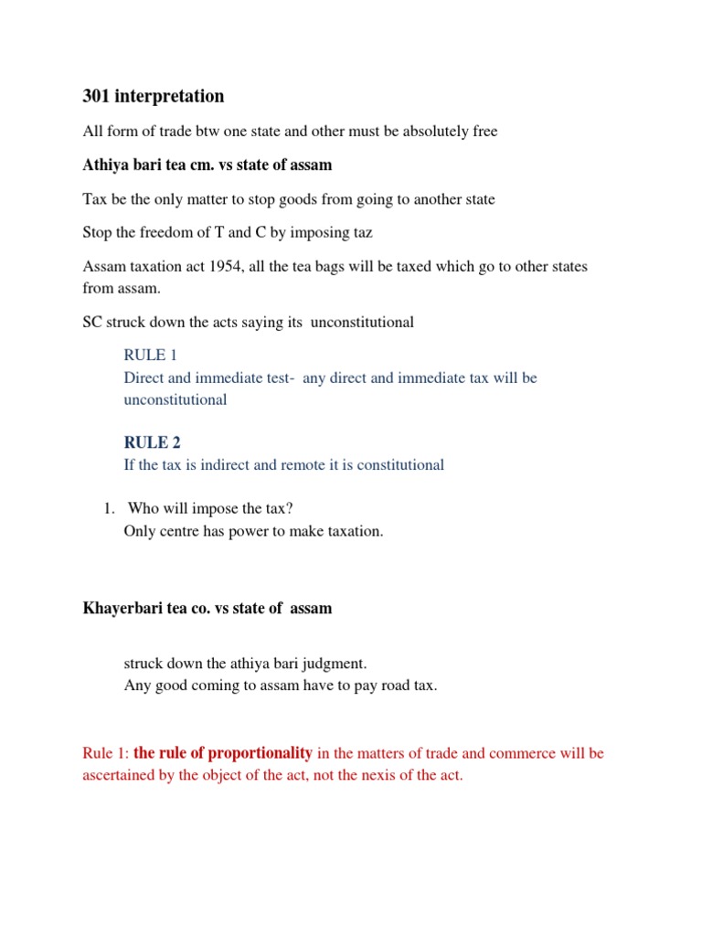 Property Law Case Review PDF Commerce Clause Public Policy Doctrine