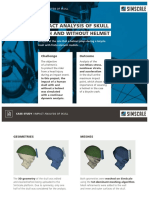 Impact Analysis of A Skull With and Without Helmet - SimScale PDF