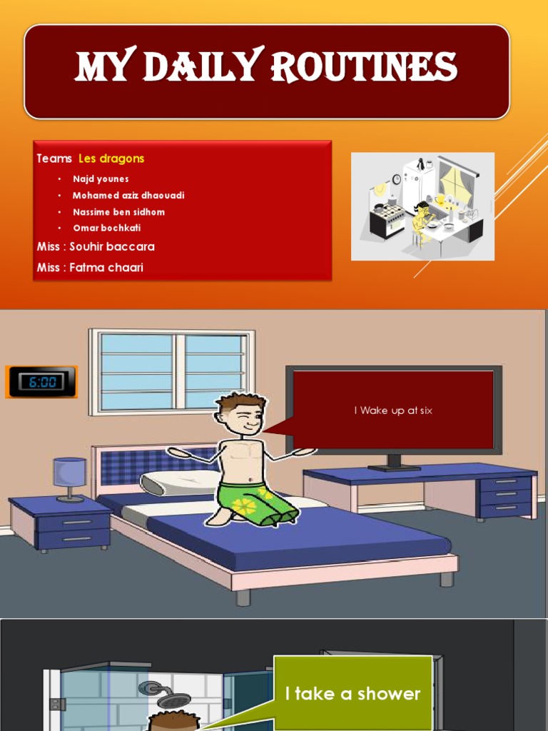 My Daily Routine Overview | PDF | Career & Growth