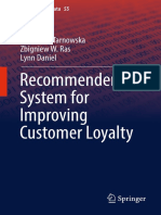 Recommender System For Improving Customer Loyalty PDF