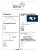 Cálculo de perímetro e área de figuras planas