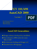 Auto CAD Introduction Lec 1