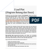 Bahan Kuliah Steam and Leaf Plot Boxplot PDF