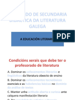 EDUCACIÓN LITERARIA