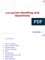 Exception Handling and Assertions