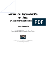 Manual de Improvisacion en Jazz - Marc Sabatella