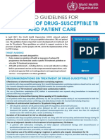 DS TB Treatment Factsheet