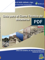 Guía para El Cierre Técnico de Botaderos PDF
