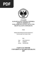 Download Analisis Kapasitas Dan Tingkat Kinerja Simpang Bersinyal by Arinal Haqqiyah Ahmad SN40520111 doc pdf