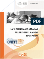 Entee Rate Violencia Contra Las Mujeres en El A Mbito Educativo Mayo