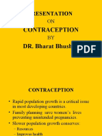 Presentation: Contraception DR. Bharat Bhushan