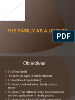 Family As A Unit of Care Family Systems