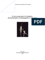 Ex Situ Conservation of Photoautotrophic Micropropagation of