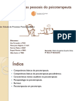 Psicopatologia No Psicoterapeuta