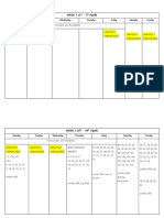 filming porduction schedule