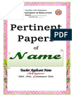 Pertinent Papers FRONT & TOC FORMAT