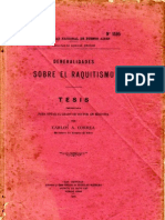 Carlos Correa - Generalidades sobre el Raquitismo (1905)