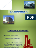 La Empresa, Tipos PDF