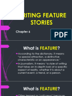 Writing Feature Stories