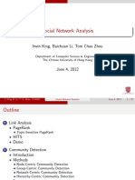 Social Network Analysis Techniques
