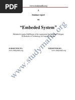 CSE Embedded Systems Report