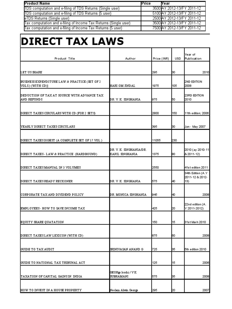 Taxmann Software1 Download Free PDF Indirect Tax Taxes