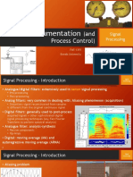 Instrumentation: (And Process Control)