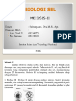 Biologi Sel Meiosis-II