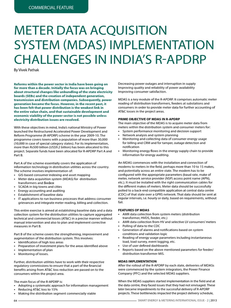 Challenges in India's MDAS Implementation | PDF | General Packet Radio ...