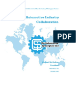 Automotive Industry Collaboration: Collaborative Manufacturing Whitepaper Series