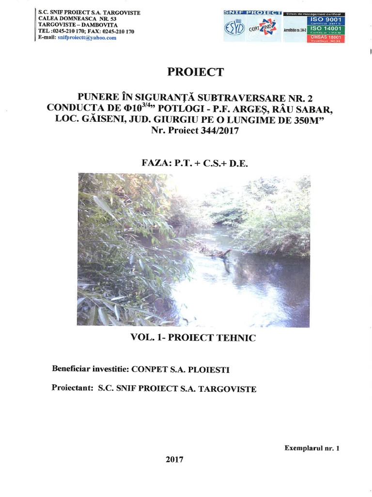 Proiect Apa | PDF