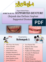 Presentasi Implant Supported Denture